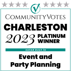 Keri Seay Events Platinum Winner for Community Votes Charleston